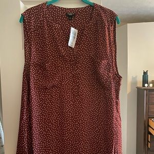Torrid polka dot blouse